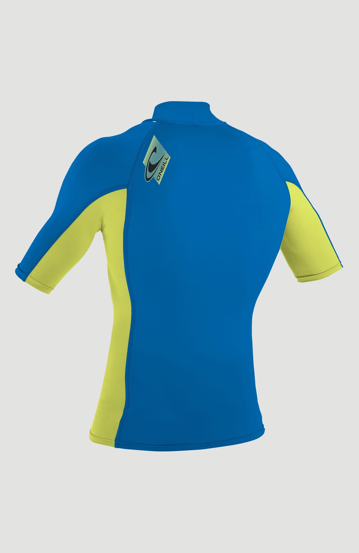 Skins Short Sleeve Turtleneck | OCEAN/ELECTRIC LIME/OCEAN