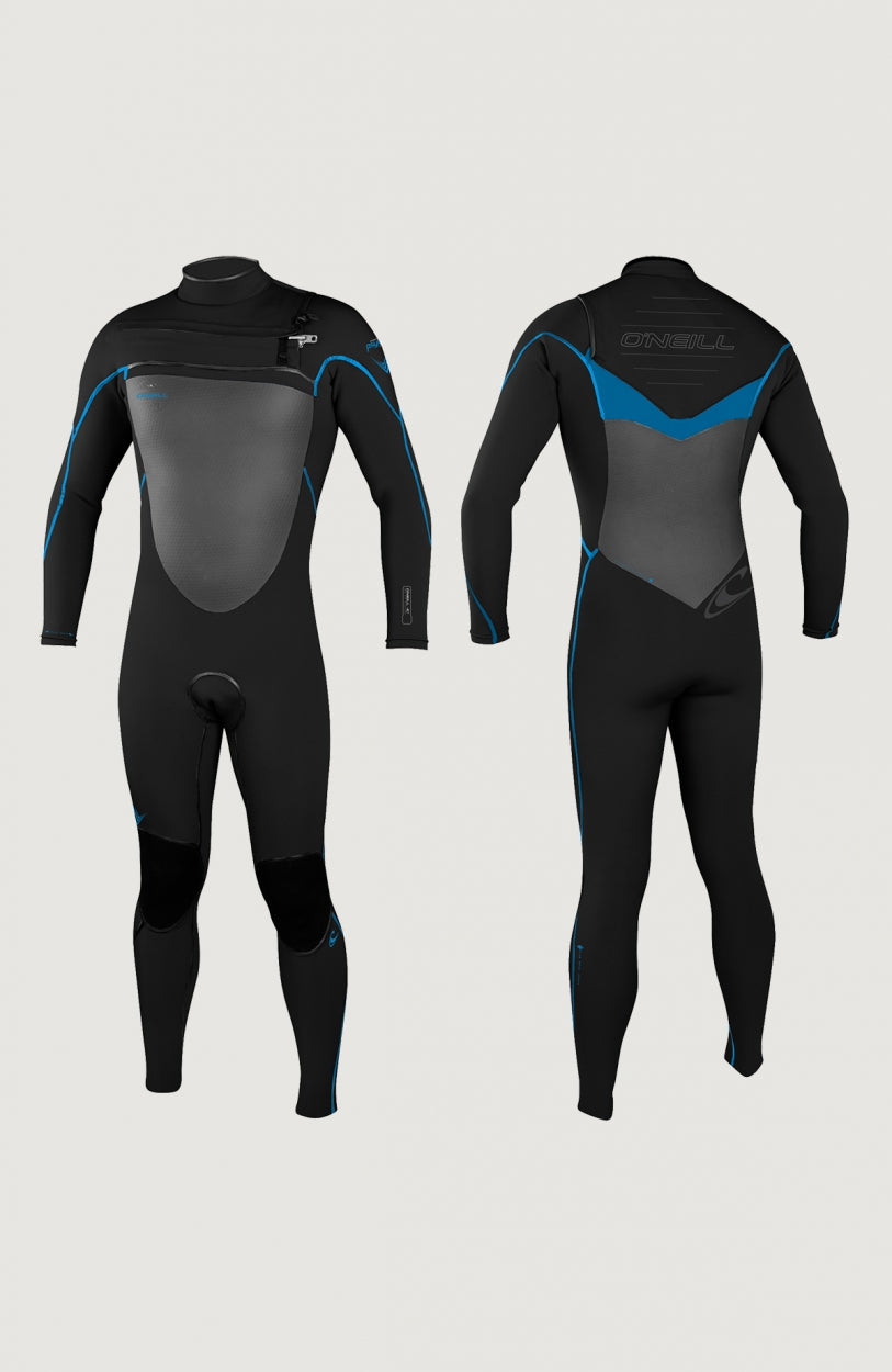 Psycho Freak Chest Zip 3/2mm Full Wetsuit | Black