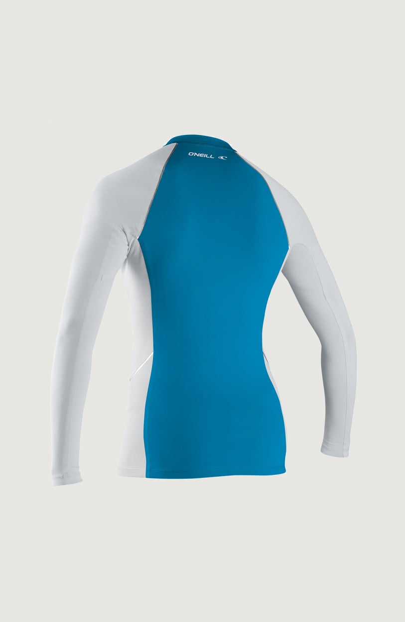 Skins Full Zip Stitchless Long Sleeve | Blue