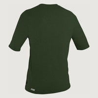 Hybrid Skins Short Sleeve Surf Tee | Dark Green