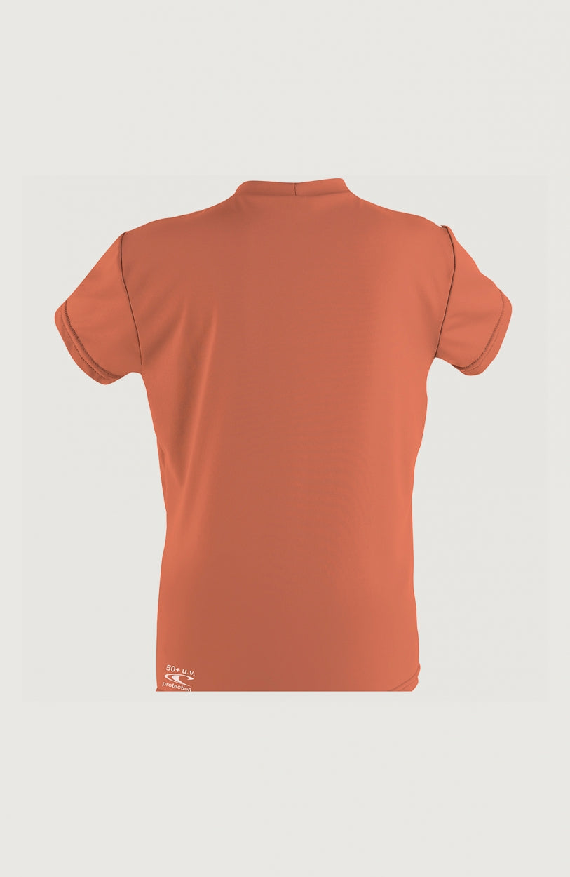 Skins Short Sleeve Rash Tee | Orange