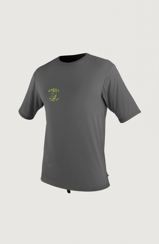 Skins Graphic Short Sleeve Rash Tee | Black/Charcoal