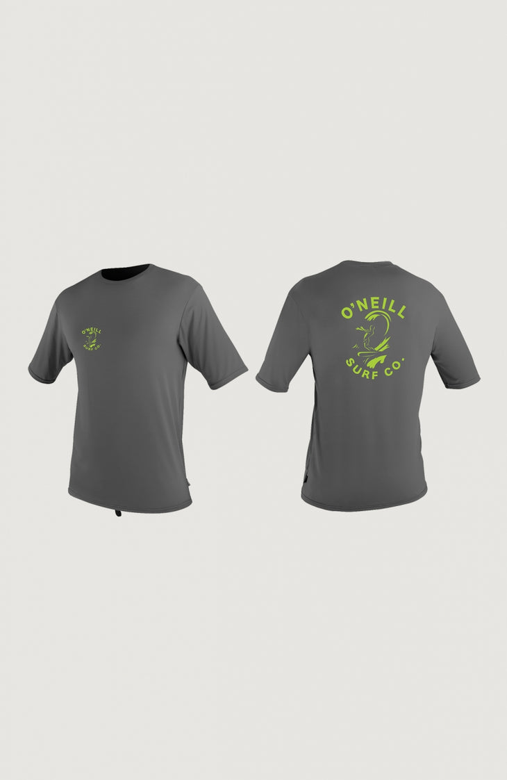Skins Graphic Short Sleeve Rash Tee | Black/Charcoal