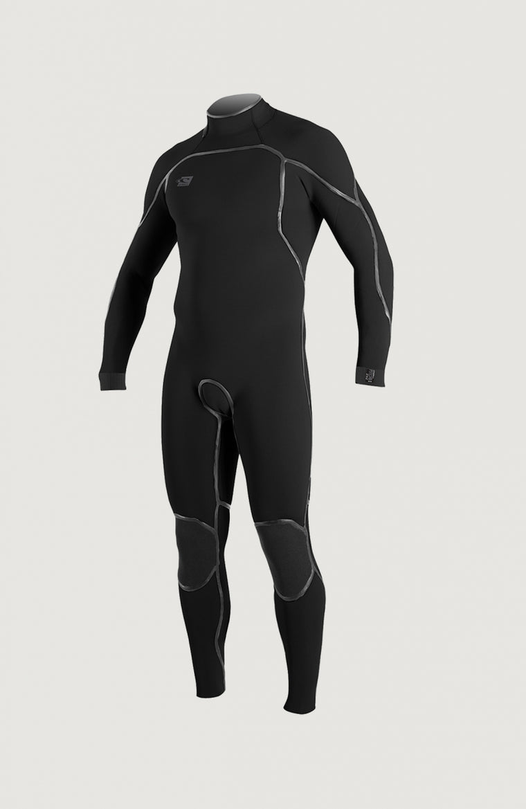Psycho One Back Zip 3/2mm Full Wetsuit | BLACK/BLACK