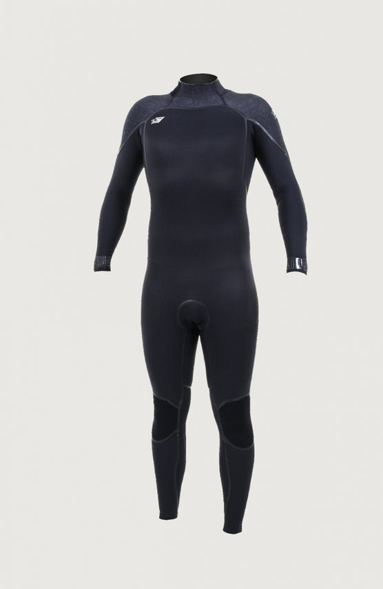 Psycho One Back Zip 4/3mm Full Wetsuit | Black