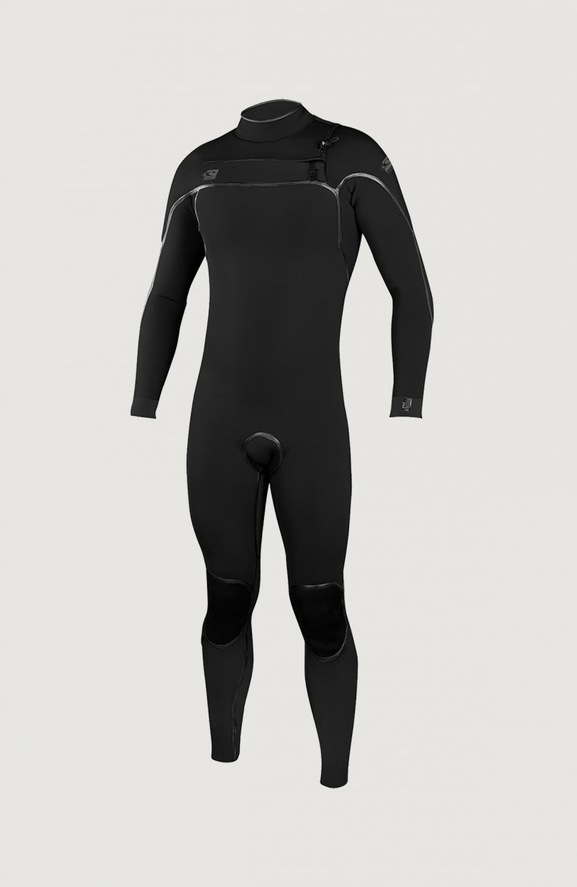 Psycho One Chest Zip 3/2mm Full Wetsuit | BLACK/BLACK