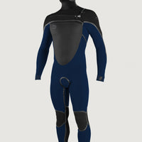Psycho Tech Chest Zip 6/4mm Full Wetsuit With Hood | Dark Blue