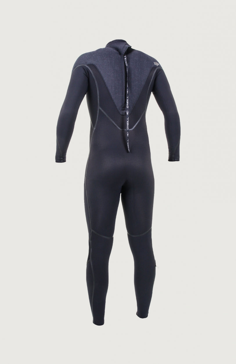 Psycho One Back Zip 5/4mm Full Wetsuit | Black