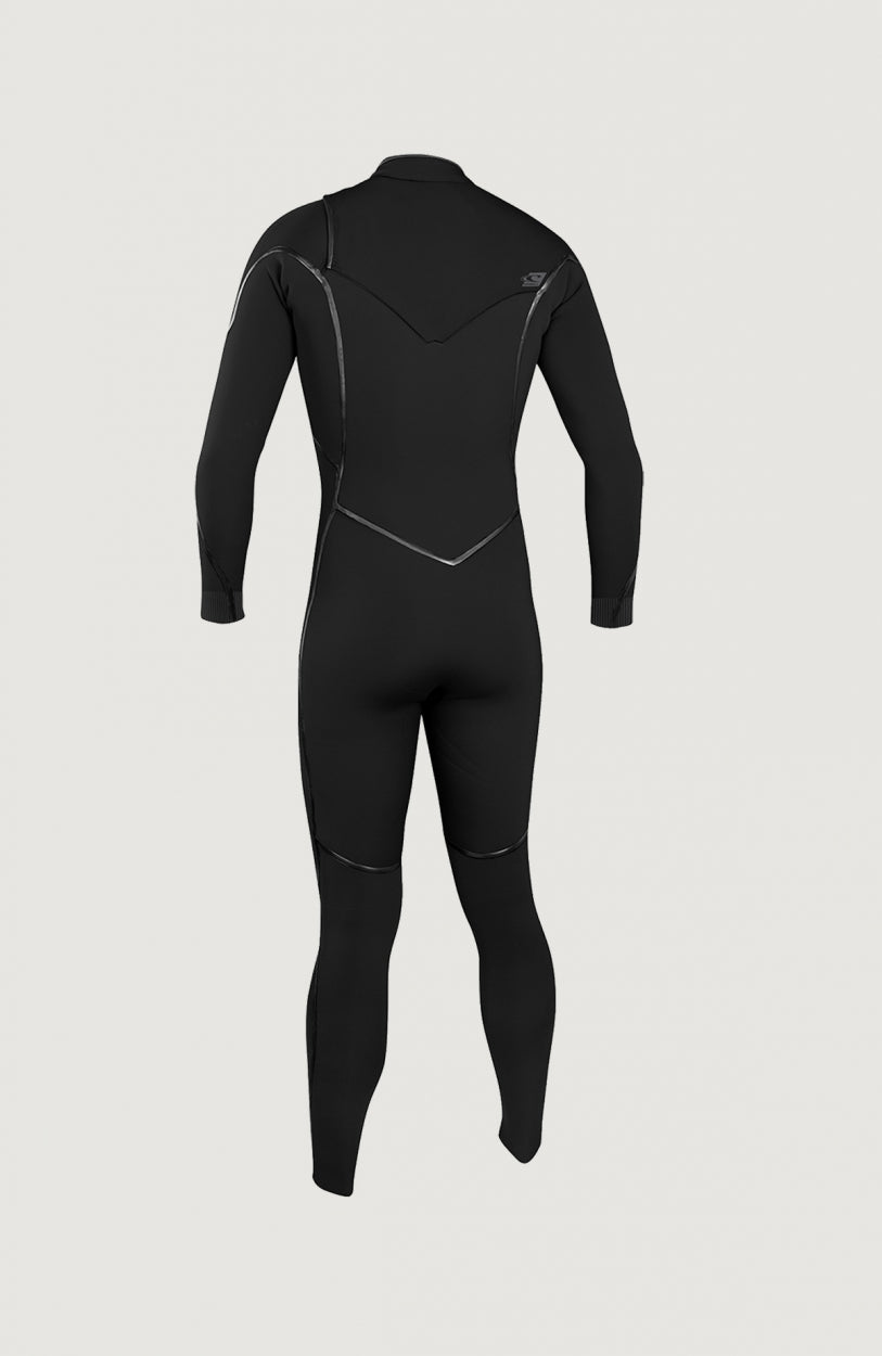 Psycho One Chest Zip 5/4mm Full Wetsuit | BLACK/BLACK
