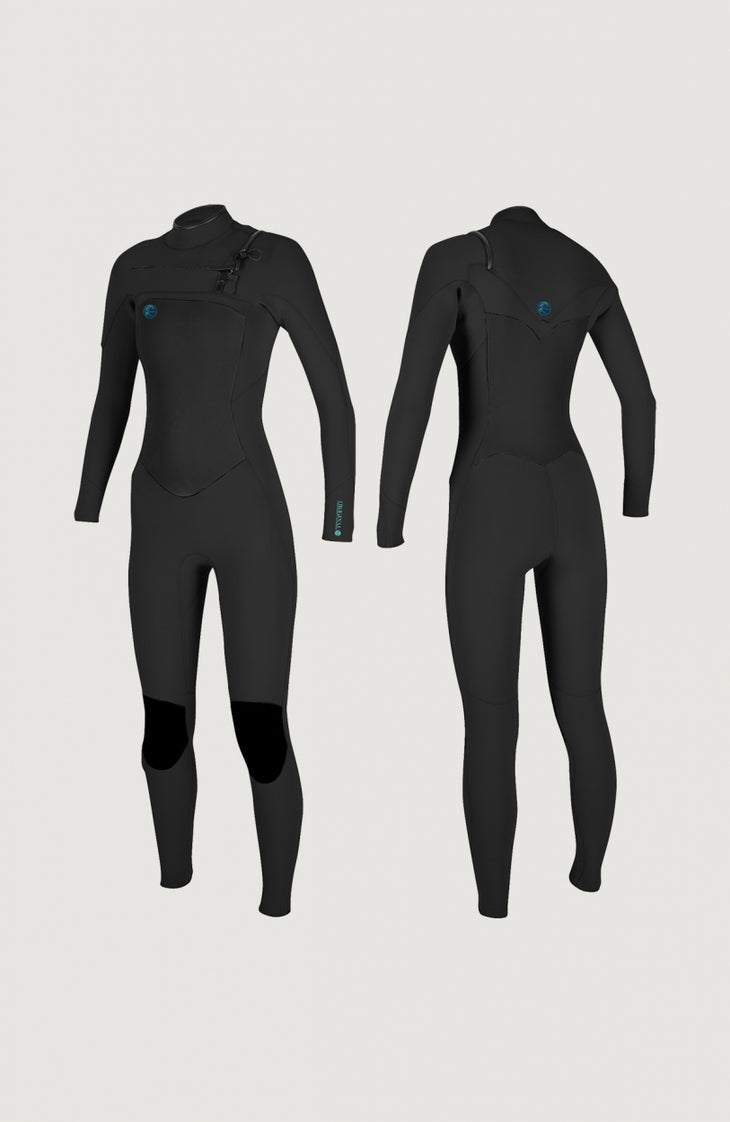 O'Riginal Chest Zip 4/3mm Full Wetsuit | A05 BLK/BLK/BLK