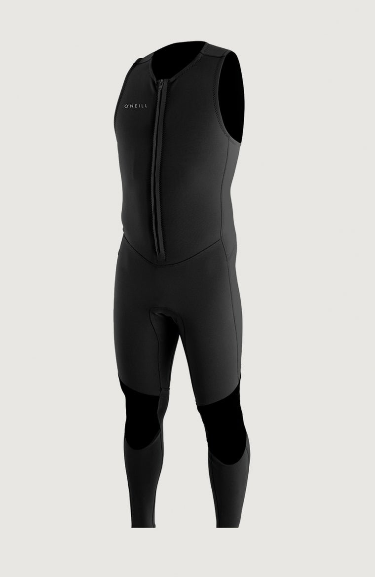Reactor-2 2mm Front Zip Sleeveless Full Wetsuit | BLACK/BLACK