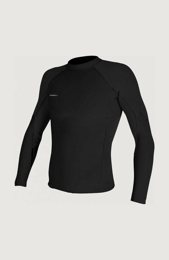 Hyperfreak 15mm L/S Top | BLACK/BLACK