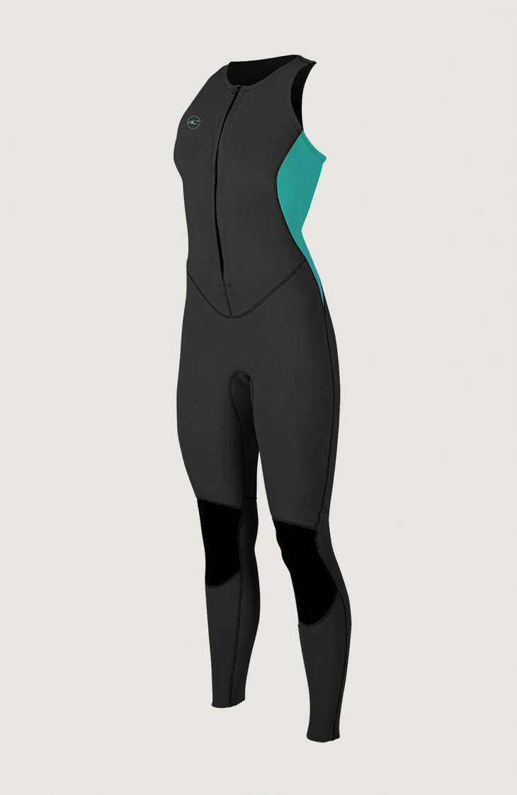 Reactor-2 15mm Front Zip Sleeveless Full Womens | BLK/LTAQUA