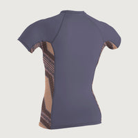 Skins Side Print Short Sleeve Rash Guard Womens | Light Blue
