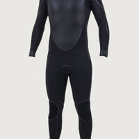 Psycho Tech 4/3mm Back Zip Full Wetsuit | BLACK/BLACK
