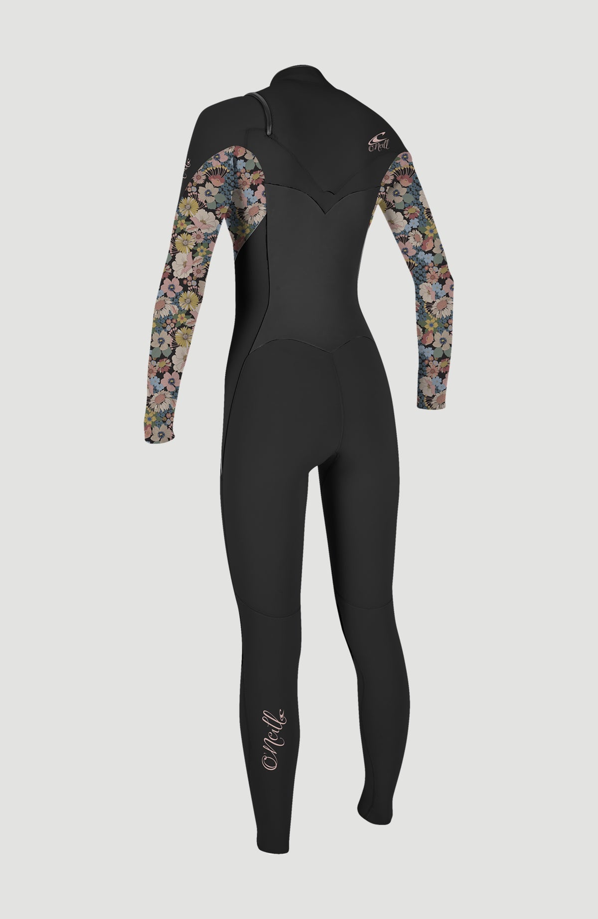 Epic 4/3mm Chest Zip Full Wetsuit | BLACK/TWIGGY