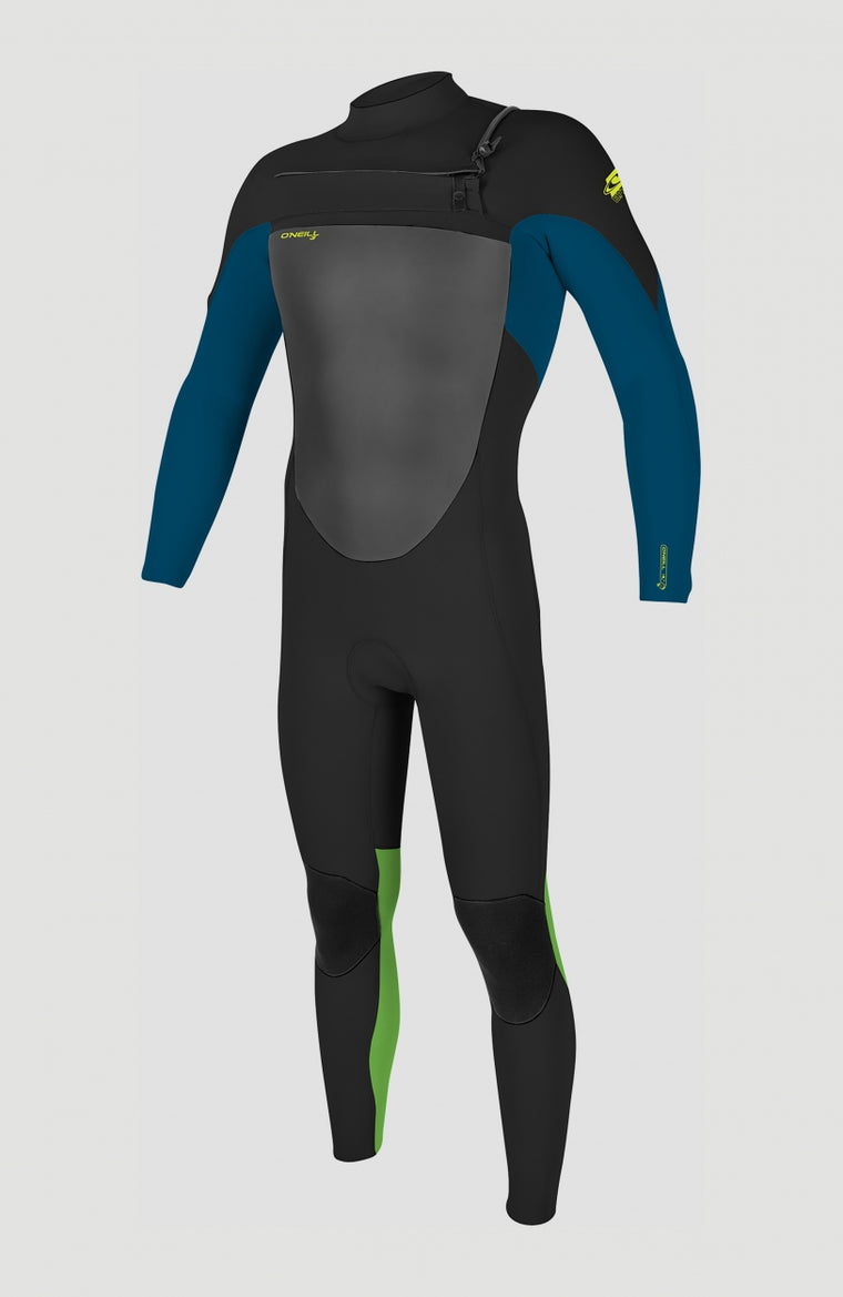 Epic 4/3mm Chest Zip Full Wetsuit | Black