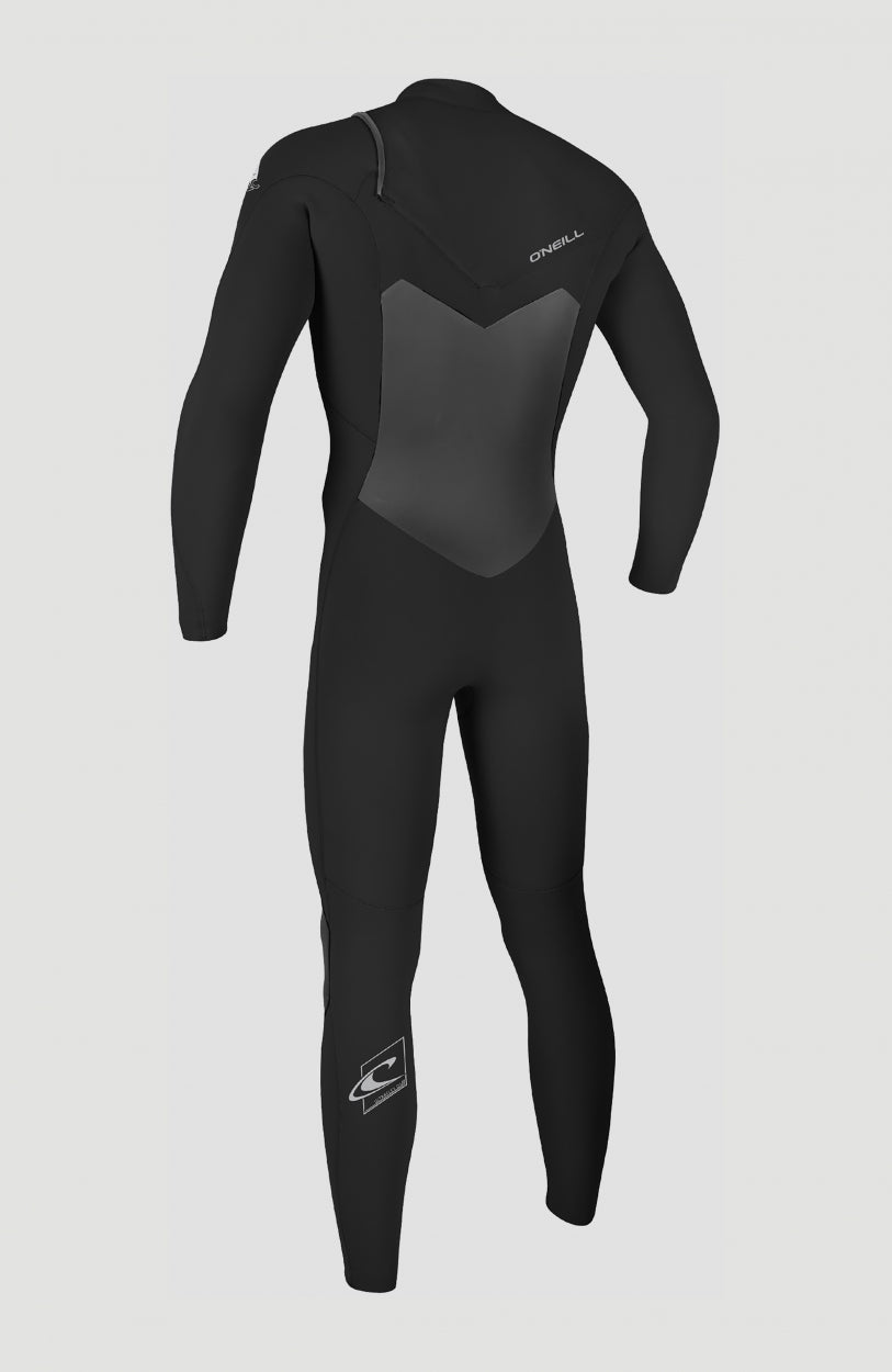 Epic 5/4mm Chest Zip Full Wetsuit | BLACK/BLACK