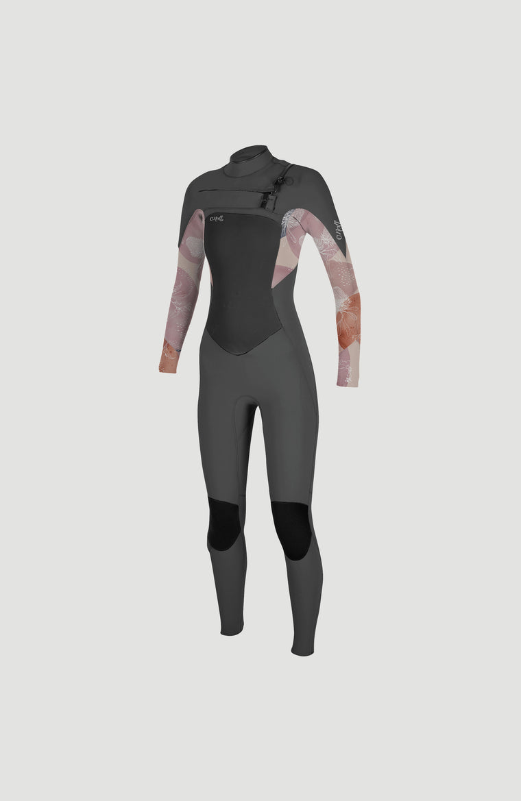 Epic 5/4mm Chest Zip Full Wetsuit | GRAPHITE/DESERT BLOOM