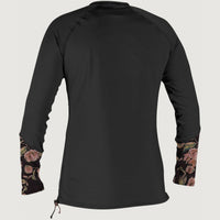 Front Zip Long Sleeve UV Shirt | Black