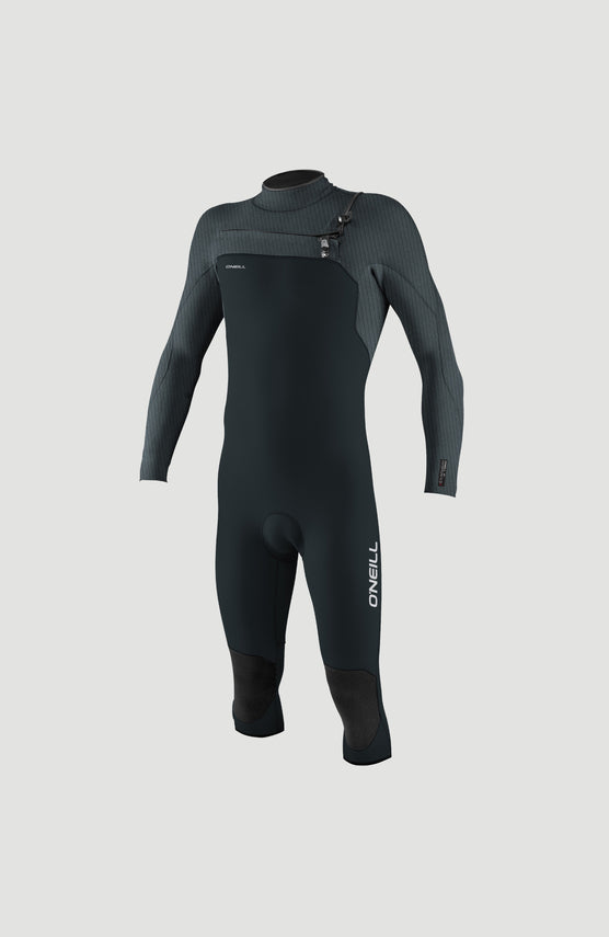 Hyperfreak Plus 4/3mm Chest Zip Overknee Wetsuit | GUN METAL/CADET BLUE