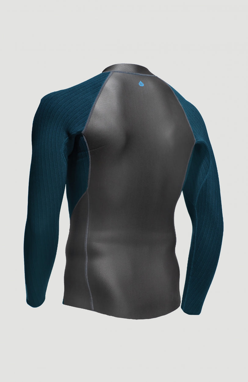 Blueprint 2mm Front Zip Jacket | Black