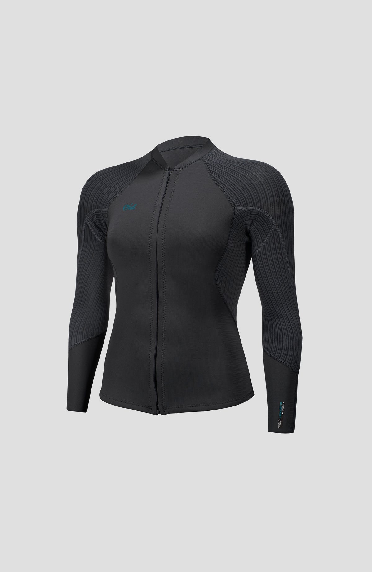 Blueprint 2/1.5mm Front Zip Jacket | BLACK/BLACK