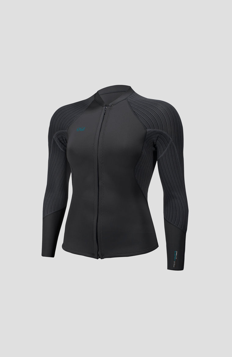 Blueprint 2/1.5mm Front Zip Jacket | BLACK/BLACK