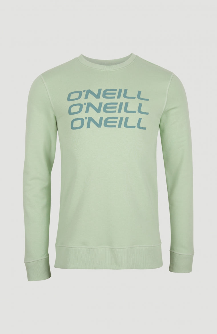 Triple Stack Crew Sweatshirt | Sea Foam