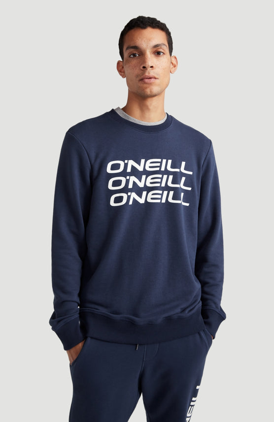 Sweat Triple Stack Crew | Ink Blue -A