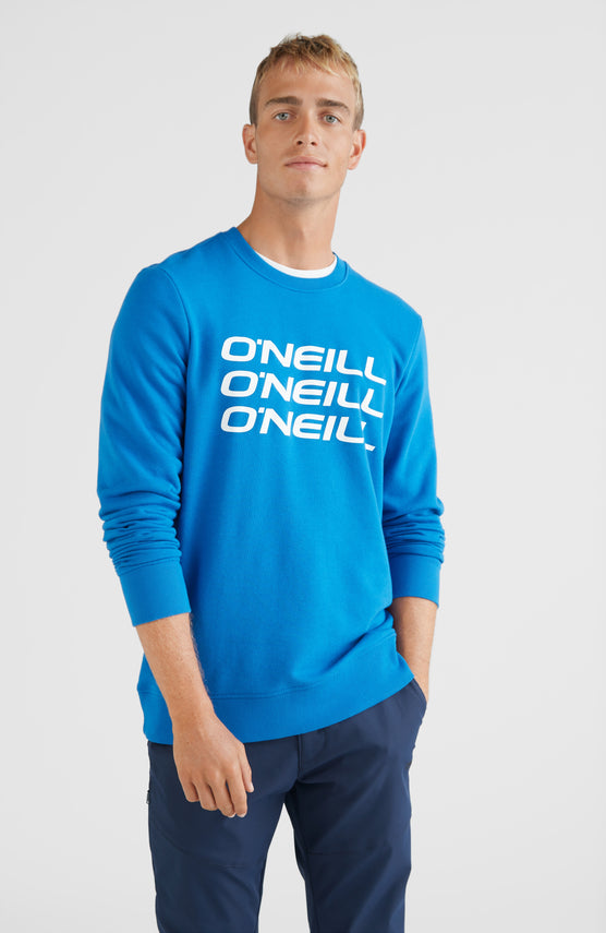 Sweat Triple Stack Crew | Victoria Blue -A