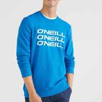 Sweat Triple Stack Crew | Victoria Blue -A