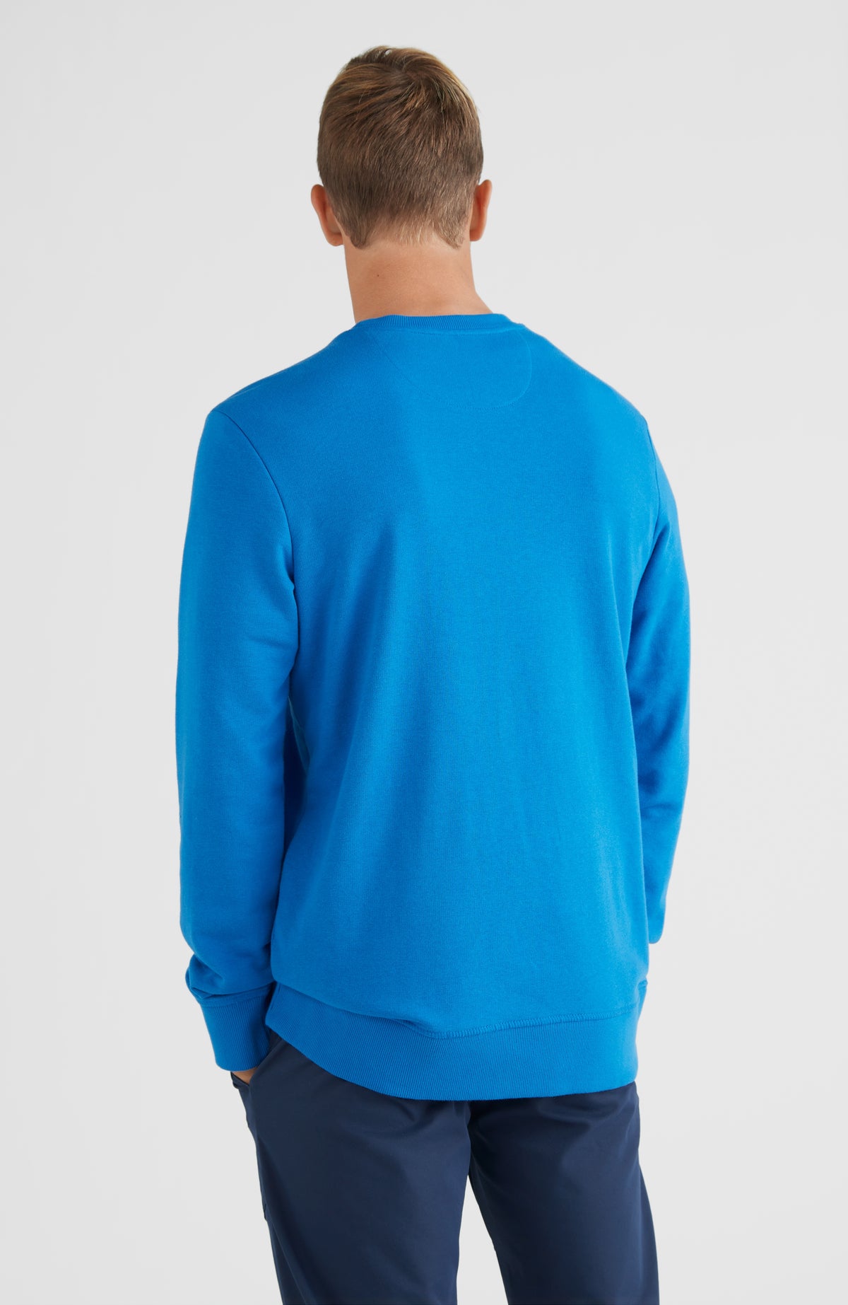 Sweat Triple Stack Crew | Victoria Blue -A