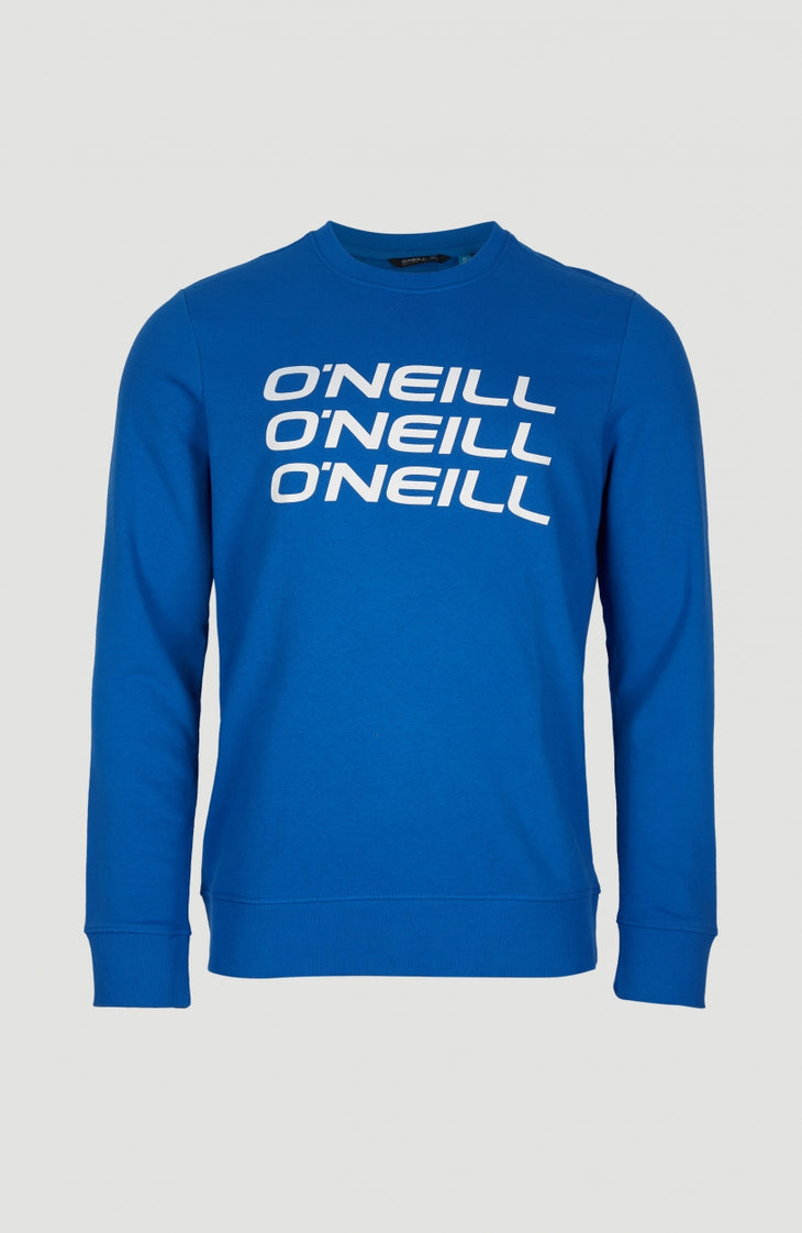 Sweat Triple Stack Crew | Victoria Blue -A