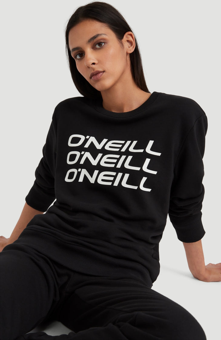 Sweat Triple Stack Crew | BlackOut - A