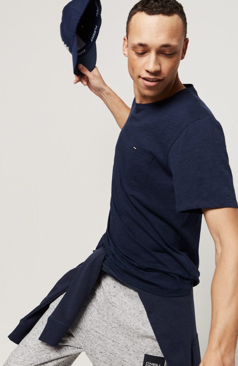 Tee-Shirt Jack's Base Regular Fit Crew | Ink Blue -A