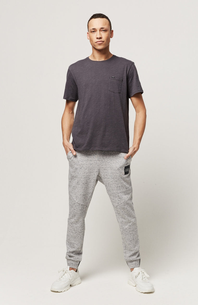 Tee-Shirt Jack's Base Regular Fit Crew | Asphalt - A