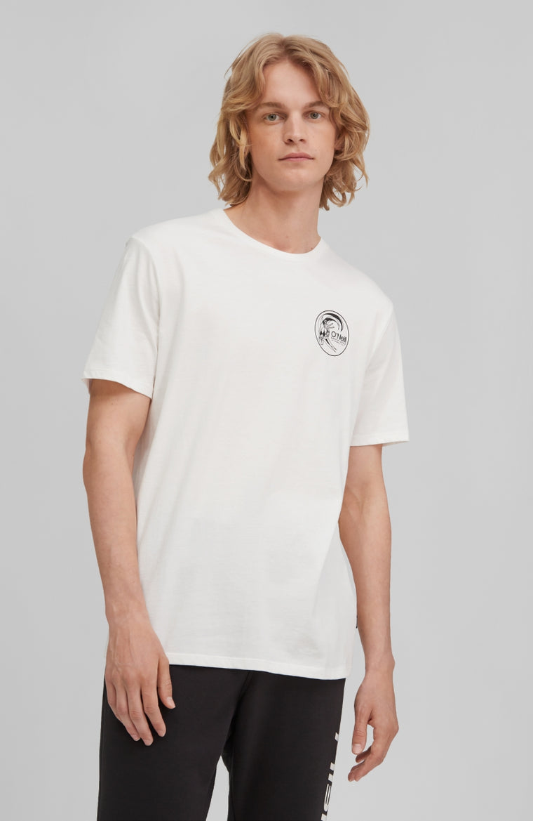 Tee-Shirt Circle Surfer | Powder White