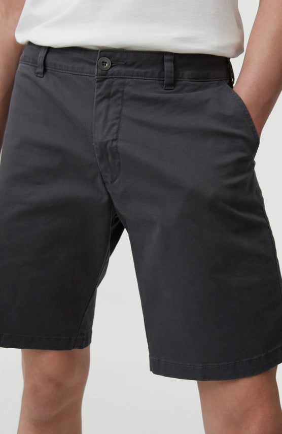 Short Friday Night Chino | Asphalt - A