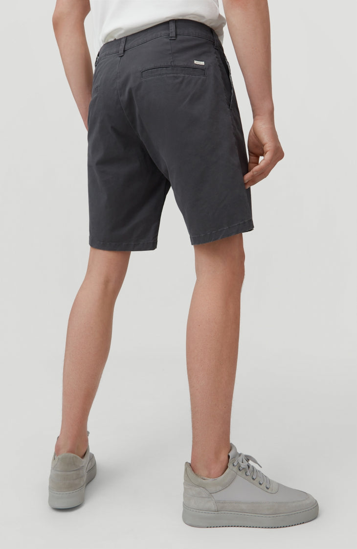 Short Friday Night Chino | Asphalt - A