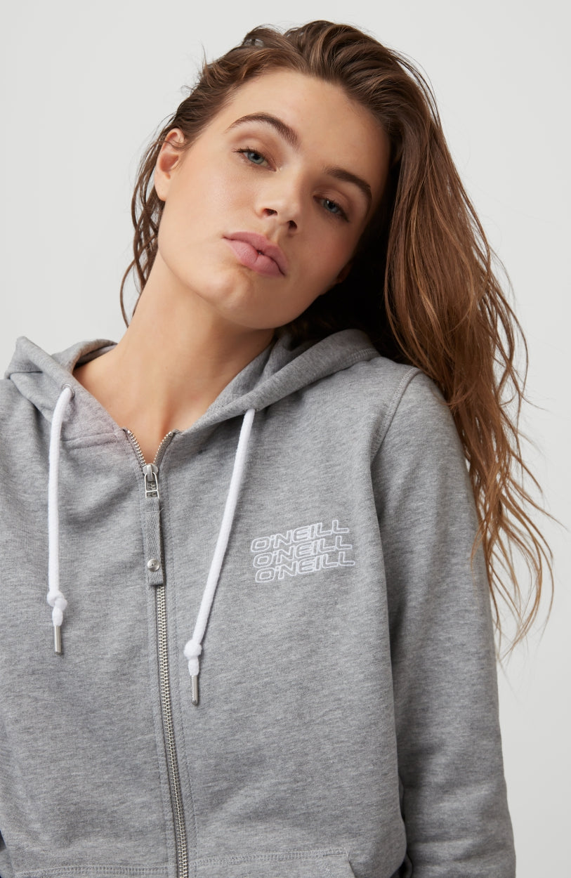 Sweat Triple Stack Full Zip | Silver Melee -A