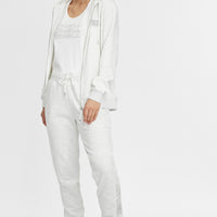 Sweat Triple Stack Full Zip | White Melee