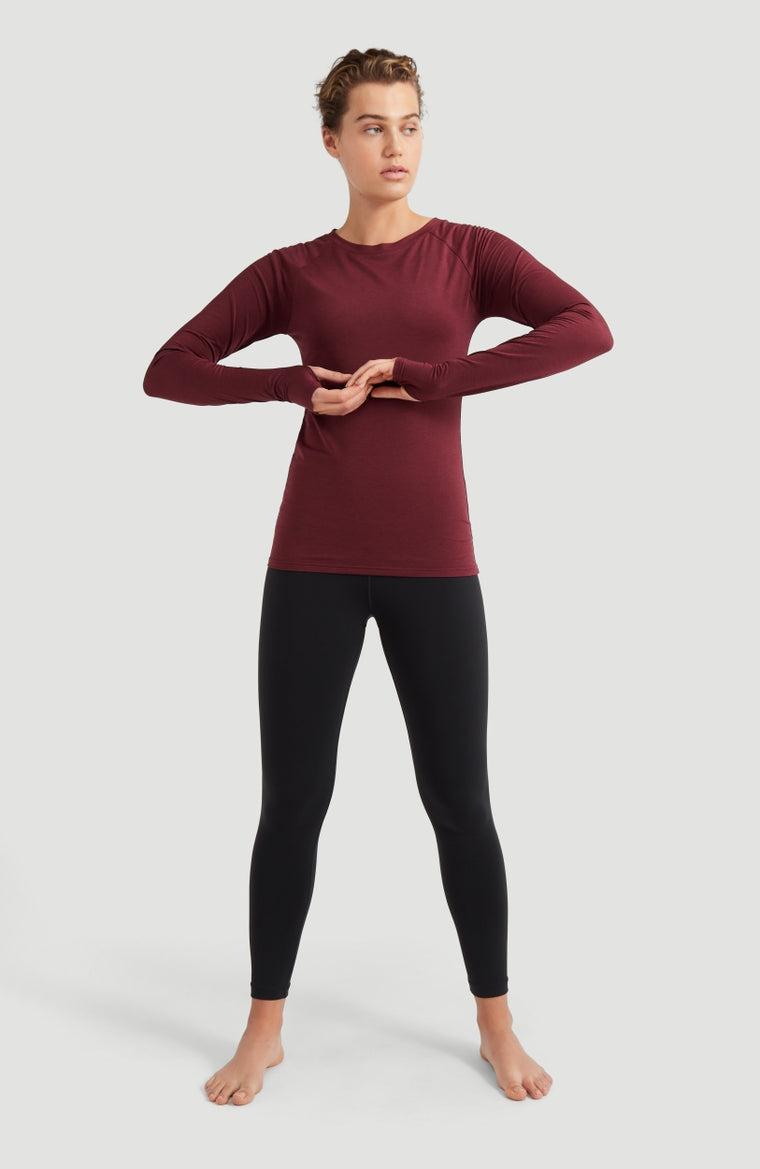 Tee-Shirt Manches Longues Yoga | Windsor Wine -A