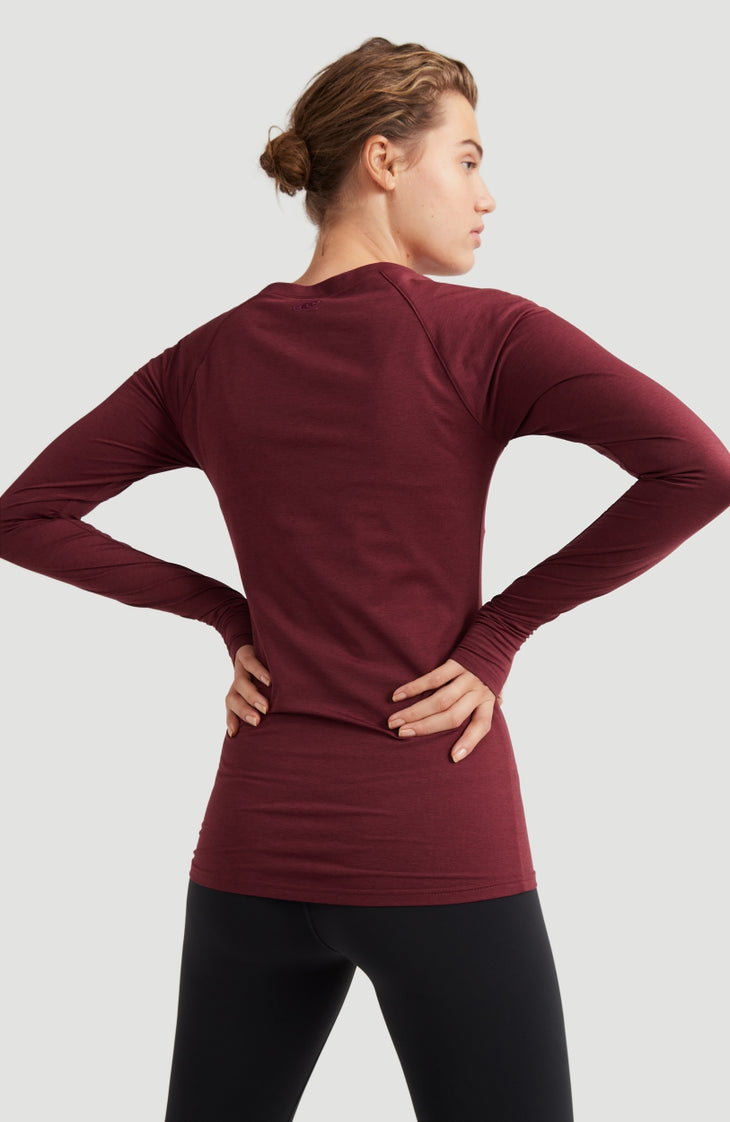 Tee-Shirt Manches Longues Yoga | Windsor Wine -A
