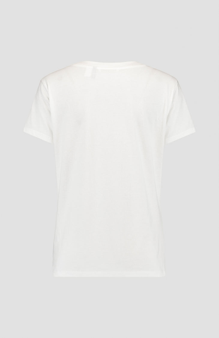 Tee-Shirt Triple Stack V-Neck | Powder White
