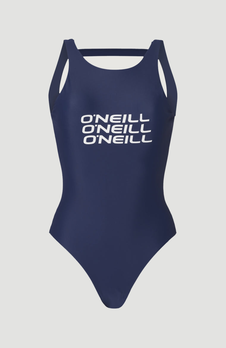 Maillot De Bain Logo High Neck | Blueberry Carvico