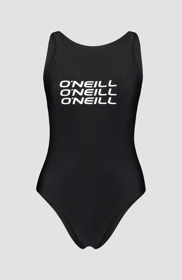 Maillot De Bain Logo High Neck | Black Out