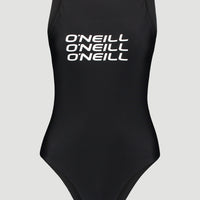 Maillot De Bain Logo High Neck | Black Out