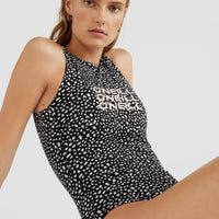 Maillot De Bain Logo High Neck | Black AO 4