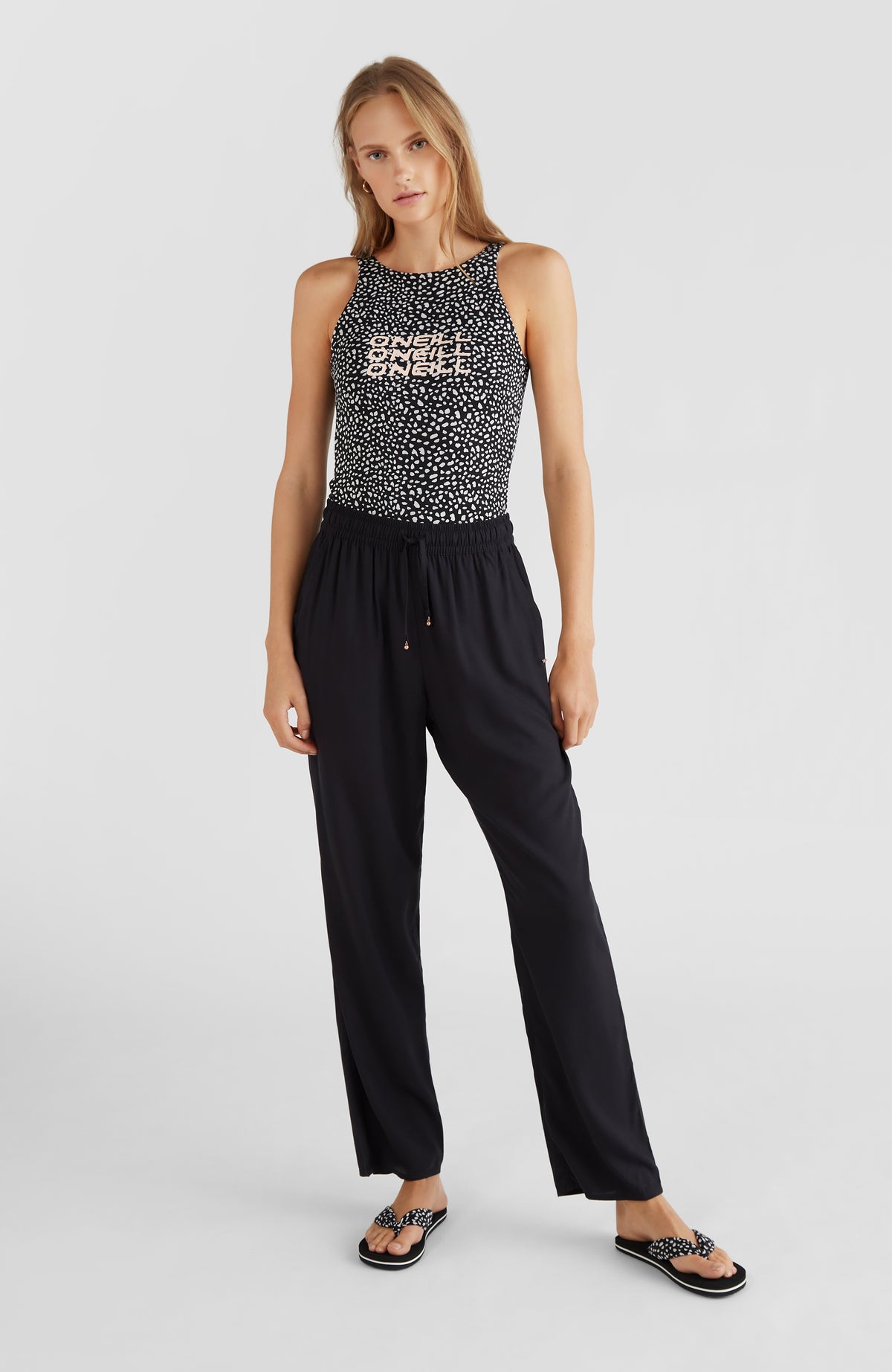 Maillot De Bain Logo High Neck | Black AO 4